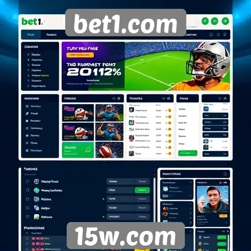 Avaliação da interface do usuário no site bet1.com